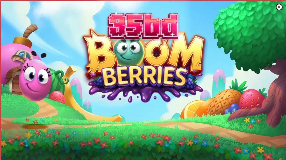 Boomberries স্লট গেমের রঙিন এবং ফ্যান্টাসি থিমযুক্ত ইন্টারফেস